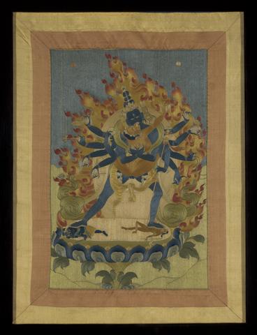 Unknown, Buddhist Protector Chakrasamvara with Consort Vajravarahi, 18th century