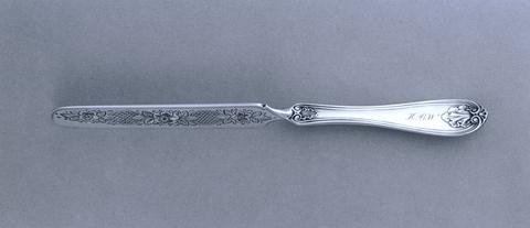 Albert Coles & Company, Butter Knife, ca. 1836–76