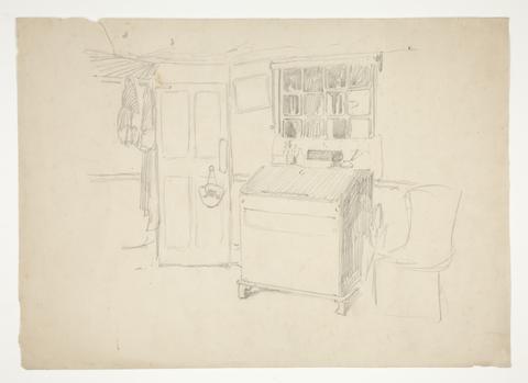 Edwin Austin Abbey, Interior Study, n.d.