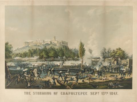 Sarony, Major & Knapp, The Storming of Chapultepec, September 13, 1847, 1848
