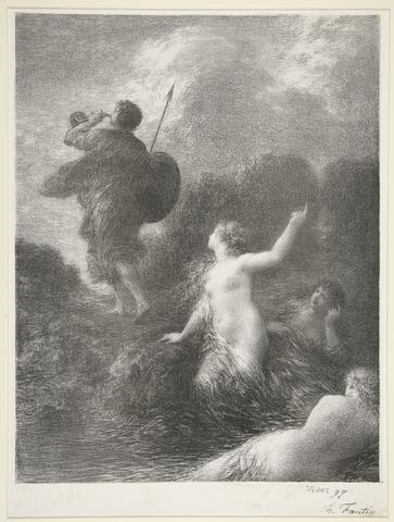 Henri Fantin-Latour, Siegfried and the Rhine Maidens, 1897–98