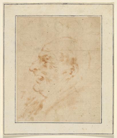 Unknown, Portrait Head: Profile, 16th–17th century