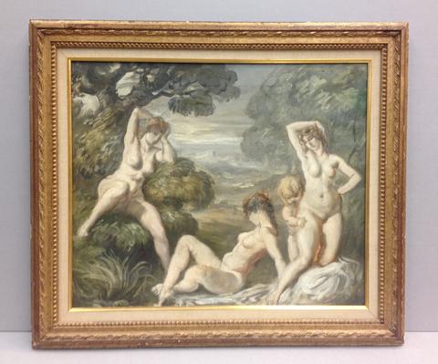 Augustus John, Nudes Amongst a Landscape, ca. 1920