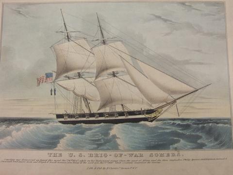 Unknown, The U.S. Brig. of War "Somers", ca. 1850