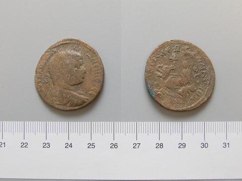 Elagabalus, Emperor of Rome, Dupondius of Elagabalus, Emperor of Rome from Antioch, 218–22