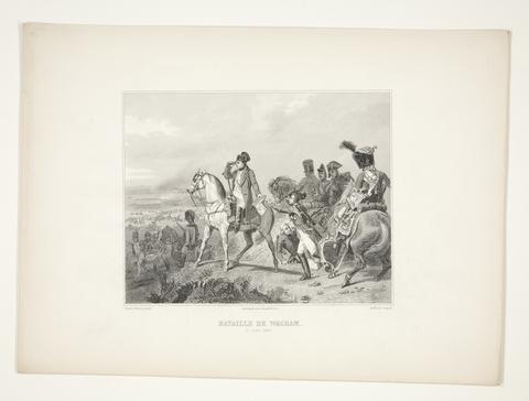 François Adolphe Bruneau Audibran, Bataille de Wagram (Battle of Wagram), n.d.