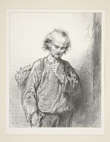 Paul Gavarni, L'eau-de-vie!... Un homme et ca, ca fait un sauvage. Et avec ca et des sauvages on vous fait du betail., 1857
