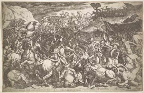 Antonio Tempesta, Battle of the Isrealites and the Amalekites, 16th century