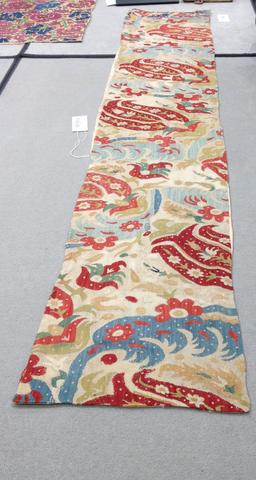 Unknown, Strip cut from a curtain, 18th century