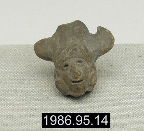 Unknown, Head with Tri-partite Headdress, 1000–1500
