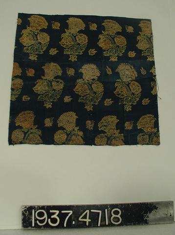 Unknown, Textile Fragment with Poppies and Butterflies, 18th–19th century