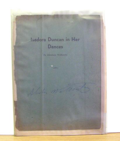Abraham Walkowitz, Isadora Duncan in Her Dances, 1945