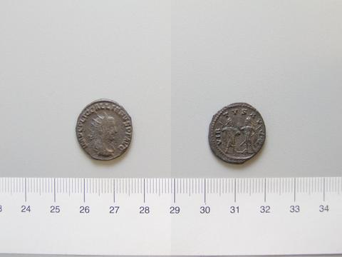 Gallienus, Emperor of Rome, Antoninianus of Gallienus, Emperor of Rome from Antioch, A.D. 256–57