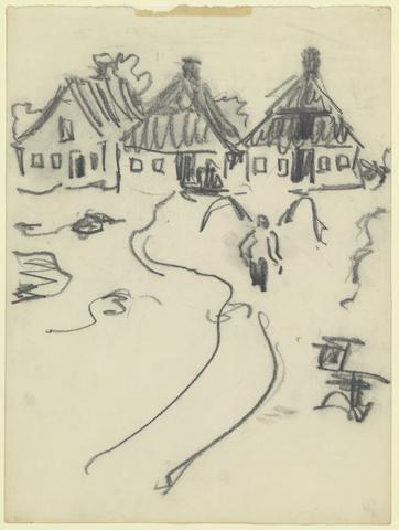 Ernst Ludwig Kirchner, Three Houses, early 20th century