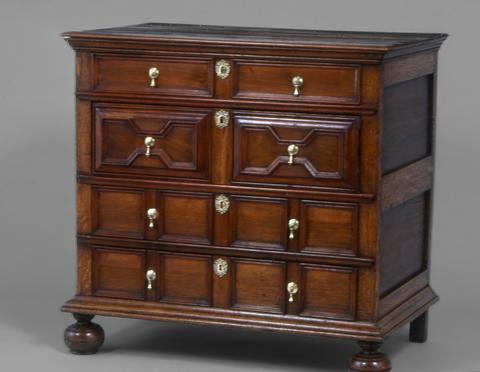 Unknown, Chest of drawers, 1670–1700