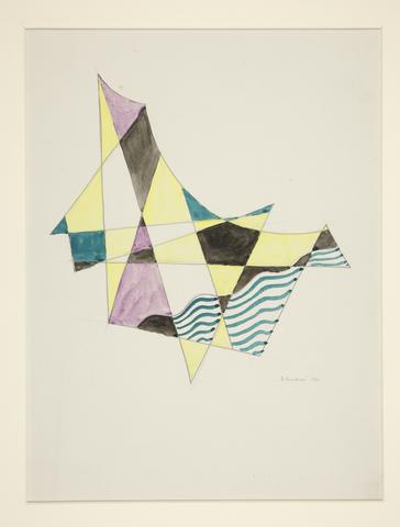 David Kakabadzé, Abstraction Based on Sails, X, 1921