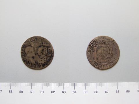 King Philip, 1 Shilling of King Philip; Mary I, Queen of England 1553 1558, 1554