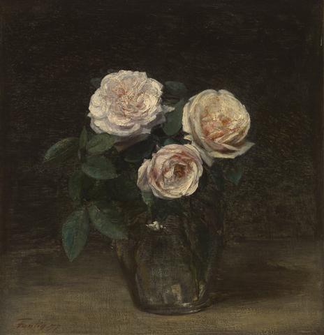 Henri Fantin-Latour, Still Life with Roses, 1877
