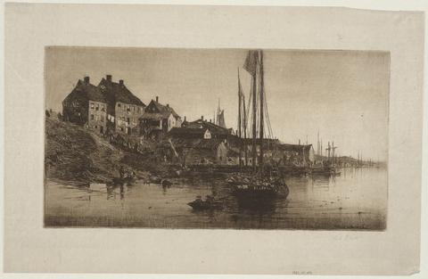 Charles A. Platt, Portland on the St. John River, 1882