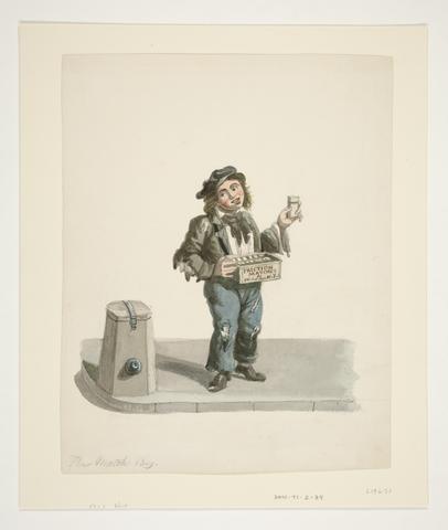 Nicolino Calyo, The Match Boy, ca. 1840
