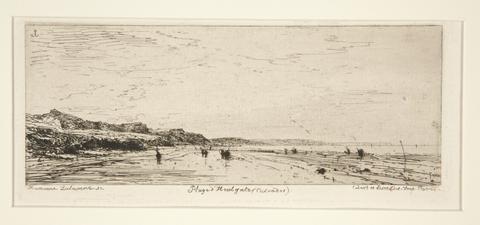 Maxime Lalanne, Plage d'Houlgate (Calvados) (Beach at Houlgate [Calvados]), 1869