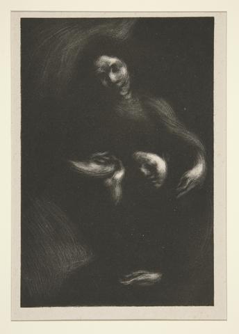Eugène Carrière, Hommage à Tolstoi (Consolation) [Hommage to Tolstoy (Consolation)], 1901