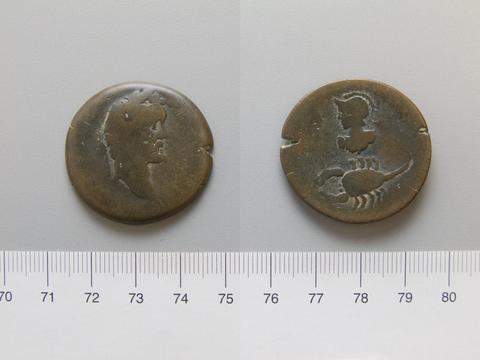 Antoninus Pius, Emperor of Rome, Coin of Antoninus Pius, Emperor of Rome from Alexandria, A.D. 144/145