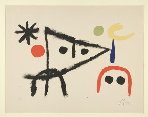 Joan Miró, Le petit chat au clair de la lune (The Little Cat in the Moonlight), 1951