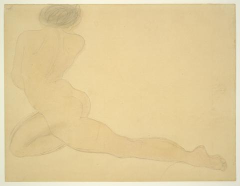 Auguste Rodin, Kneeling Nude with Left Leg Extended, n.d.