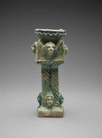 Unknown Roman, Green Glazed Pottery Thymiaterion, A.D. 200–300