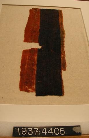 Unknown, Plain cloth with tapestry band., 5th–7th century A.D.