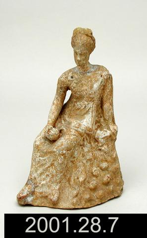 Unknown, Figure of a seated woman, ca. 330–200 B.C.