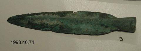 Unknown, Spear or Javelin Head, 7th–6th century B.C.