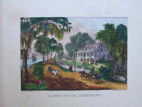 Currier & Ives, A Home on the Mississippi, 1871