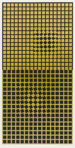 Victor Vasarely, Eridan, from the series Constellations, 1967