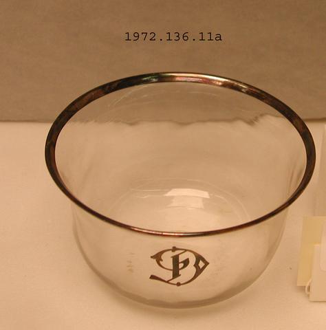 Thomas Webb and Sons, 18 Finger Bowls: Silver Mounted Crystal Dinner Service, 1905–10