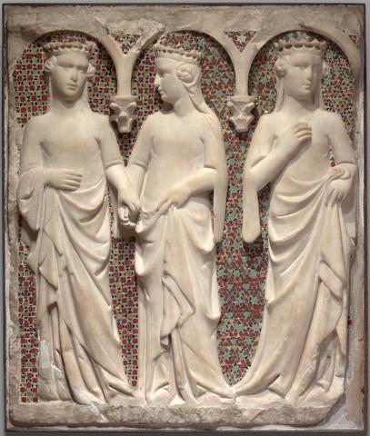 Tino di Camaino, Three Princesses, ca. 1325–35