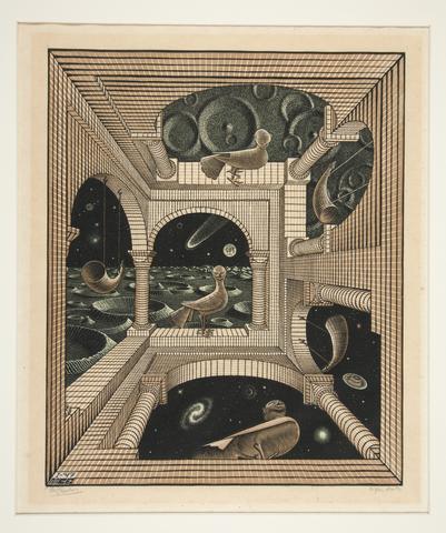 Maurits-Cornelius Escher, Other World, 1947