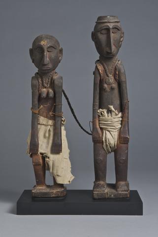 Pair of Ancestor Figures (Itara), 19th century