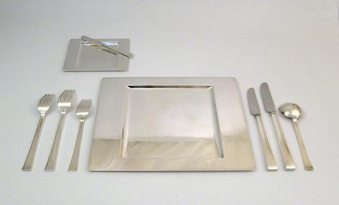 Frederick William Stark, Viande Knife, Dessert Size, "Continental" Pattern Place Setting, Introduced 1934