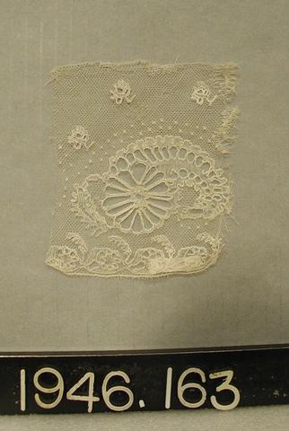 Unknown, Fragment of bobbin lace, n.d.