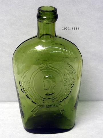 Unknown, Grant and Union Flask, ca. 1870