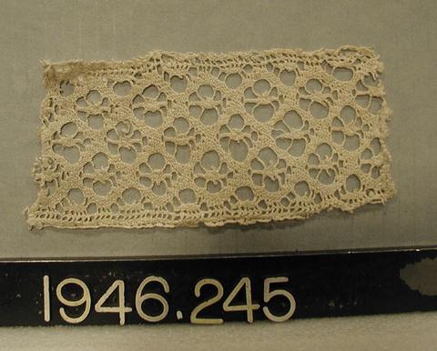 Unknown, Length of coarse "torchon" lace, n.d.