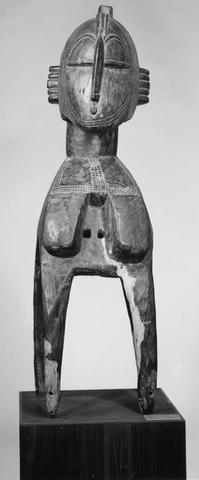 Mask with Superstructure Representing a Beautiful Mother (D'mba), mid-20th century