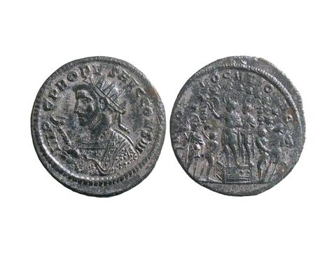 Probus, Emperor of Rome, Antoninianus of Probus, Emperor of Rome, from Ticinum, A.D. 279