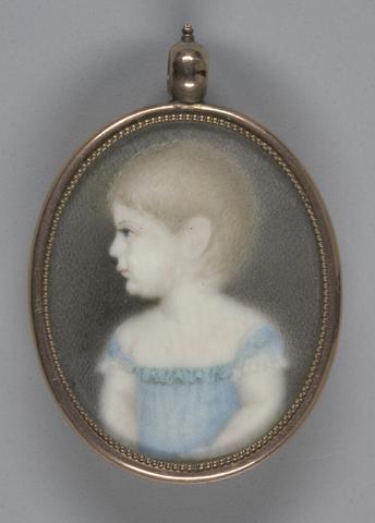 Mary Way, Child of the Briggs Family, ca. 1820