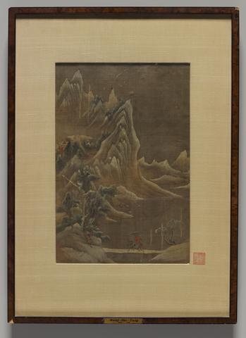 Wang Wei, A Winter Landscape, 19th century copy