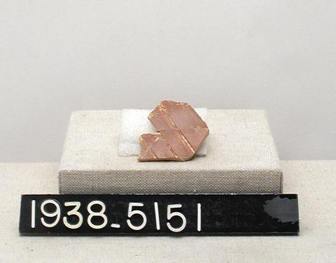 Unknown, Red Ware Sherd, ca. 323 B.C.–A.D. 256