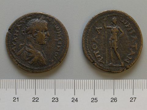 Caracalla, Roman Emperor, Coin of Caracalla, Roman Emperor from Apollonia, A.D. 198–217