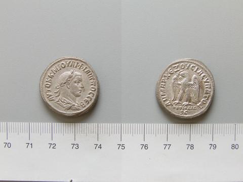 Philip II, Emperor of Rome, Tetradrachm of Philip II; Philip I, Emperior of Rome from Antioch, A.D. 249